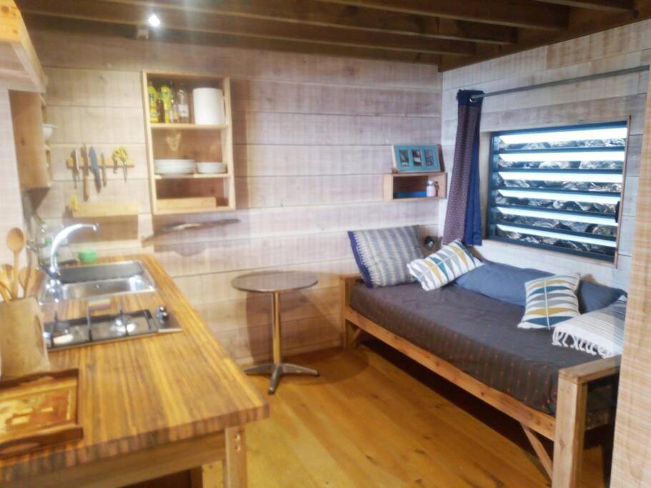 Bungalow Ecologique Avec Toilettes Seches Leu Kabanon Vue Mer Saint-Leu Exterior foto